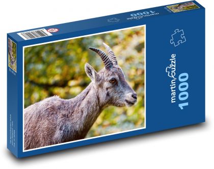 Koziorożec - koza - Puzzle 1000 elementów, rozmiar 60x46 cm
