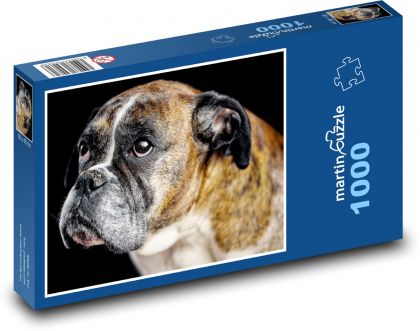 Bokser - pies - Puzzle 1000 elementów, rozmiar 60x46 cm