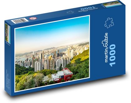 Hong Kong - Skyscrapers - Puzzle 1000 pieces, size 60x46 cm 
