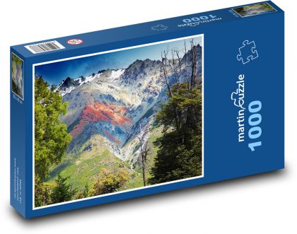 Jižní Argentina - hory - puzzle 1000 dílků