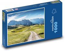 Dolomity - Italské hory Puzzle 1000 - 60x46 cm