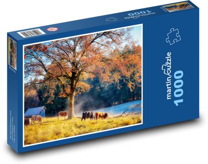 Kühe auf der Weide - Puzzle - 1000 Teile