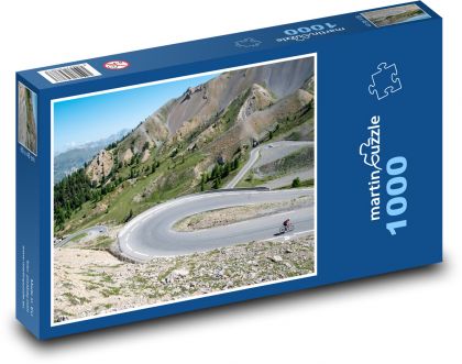 Francúzske Alpy - Puzzle 1000 dielikov, rozmer 60x46 cm