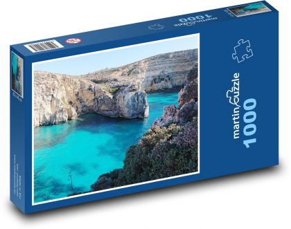 Blue Lagoon - Malta - Puzzle 1000 pieces, size 60x46 cm 