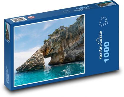 Wybrzeże Sardynii - Puzzle 1000 elementów, rozmiar 60x46 cm