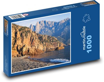 Skála - pobrežie - Puzzle 1000 dielikov, rozmer 60x46 cm