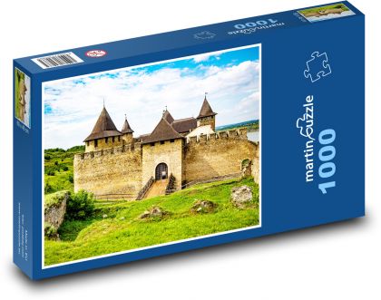 Ukrajina - pevnosť Khotyn - Puzzle 1000 dielikov, rozmer 60x46 cm