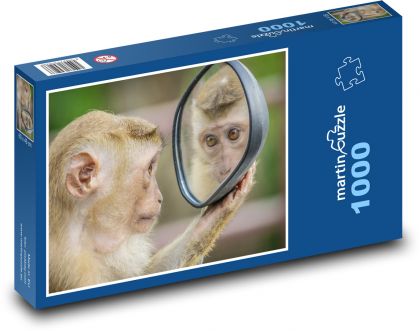 Affe und Spiegel - Puzzle - 1000 Teile
