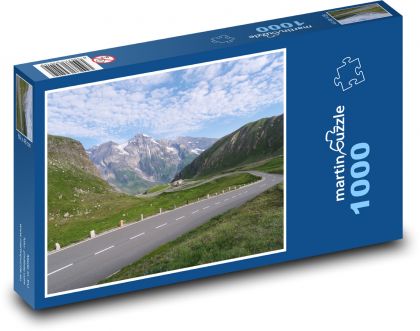 High mountain road - Puzzle 1000 pieces, size 60x46 cm 
