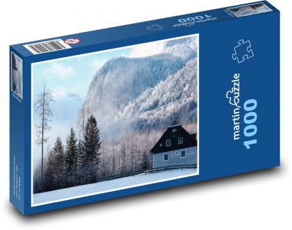 Gamekeeper - winter, mountains - Puzzle 1000 pieces, size 60x46 cm 