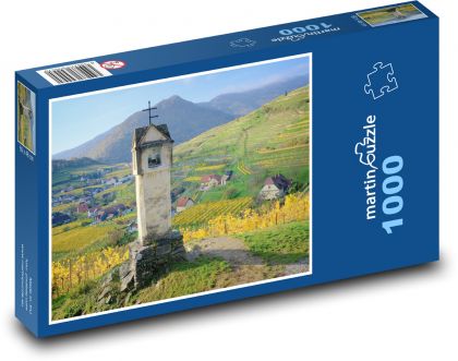 Winnice, krajobraz - Puzzle 1000 elementów, rozmiar 60x46 cm