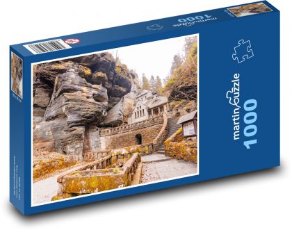 Czechy - Hřensko - stara gazownia - Puzzle 1000 elementów, rozmiar 60x46 cm