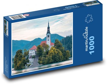 Slowenien - Bleder See, Kirche - Puzzle - 1000 Teile