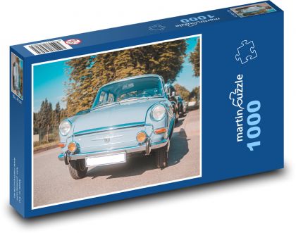 Samochód - weteran - Puzzle 1000 elementów, rozmiar 60x46 cm