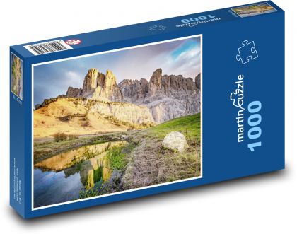 Itálie - Dolomity - Puzzle 1000 dílků, rozměr 60x46 cm