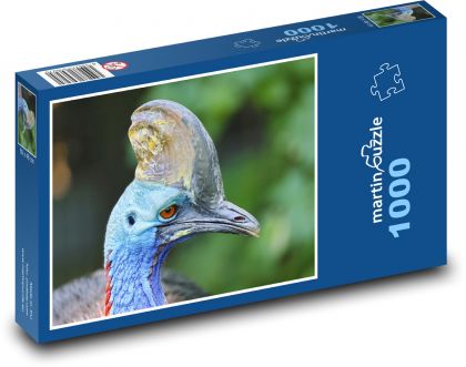 Southern cassowary - bird - Puzzle 1000 pieces, size 60x46 cm 