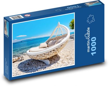 Kanapa nad morzem - Puzzle 1000 elementów, rozmiar 60x46 cm
