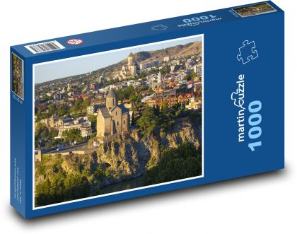 Metekhi kostel - Tbilisi  - puzzle 1000 dílků