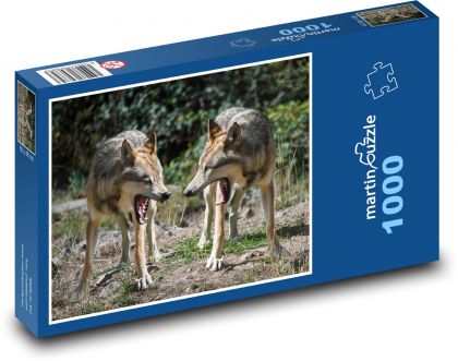 Wütende Wölfe - Puzzle - 1000 Teile