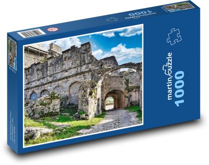 Zabytkowe miasto - Puzzle 1000 elementów, rozmiar 60x46 cm