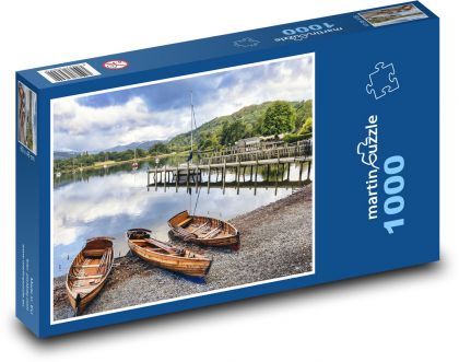 Lake Ambleside - Anglia - Puzzle 1000 elementów, rozmiar 60x46 cm