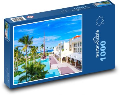 Dominikánská republika - hotel - puzzle 1000 dílků