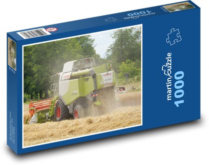 Rolnictwo - kombajn - Puzzle 1000 elementów, rozmiar 60x46 cm