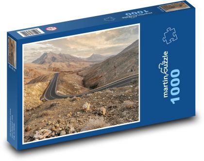 Roads - mountains - Puzzle 1000 pieces, size 60x46 cm 