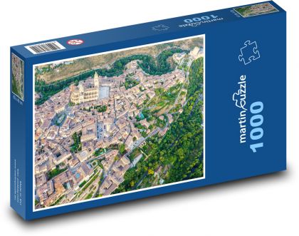 Letecký pohľad na Segoviu - Puzzle 1000 dielikov, rozmer 60x46 cm