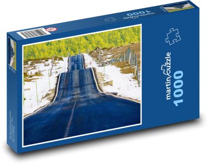 Wellenförmiger Pfad - Puzzle - 1000 Teile