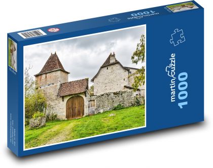 Francúzsko - farma - Puzzle 1000 dielikov, rozmer 60x46 cm