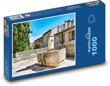 Historischer Brunnen Puzzle 1000 Teile - 60 x 46 cm