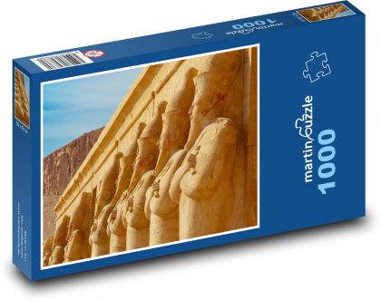 Egypt - sochy - Puzzle 1000 dielikov, rozmer 60x46 cm