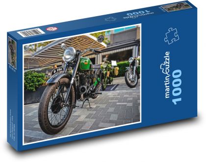 Historický motocykl - puzzle 1000 dílků
