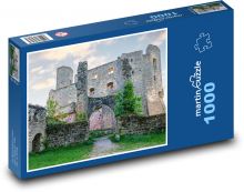 Zřícenina hradu Puzzle 1000 - 60x46 cm