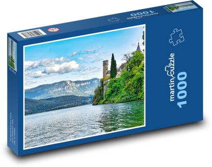 Francie - jezero Bourget - puzzle 1000 dílků