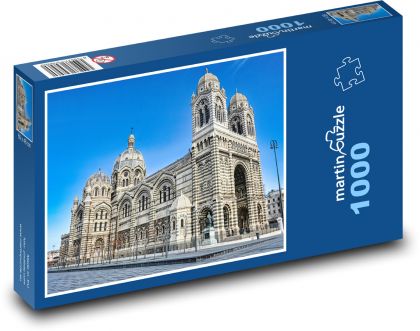 Katedrála - Francúzsko - Marseille - Puzzle 1000 dielikov, rozmer 60x46 cm