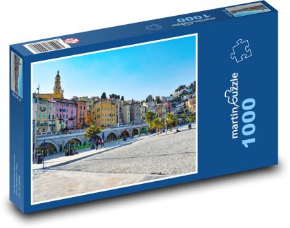 Frankreich - Stadt Menton - Puzzle - 1000 Teile