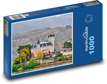Chateau - France - Puzzle 1000 pieces, size 60x46 cm 