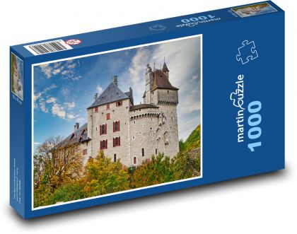 Zámok - pevnosť - Puzzle 1000 dielikov, rozmer 60x46 cm