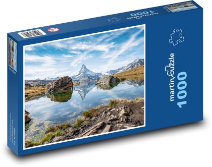 Švýcarské Alpy - Matterhorn - puzzle 1000 dílků
