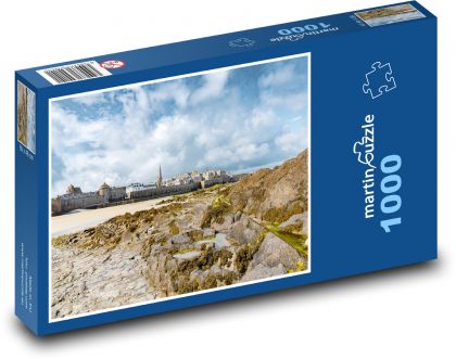 Francja - Bretania - Puzzle 1000 elementów, rozmiar 60x46 cm