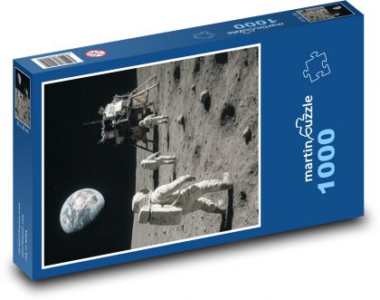 Vesmír - kozmonauti - Puzzle 1000 dielikov, rozmer 60x46 cm
