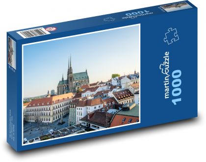 Slovenská republika - Brno - Puzzle 1000 dielikov, rozmer 60x46 cm