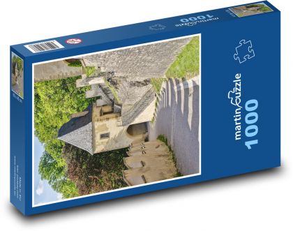 Hrad - brána - Puzzle 1000 dielikov, rozmer 60x46 cm
