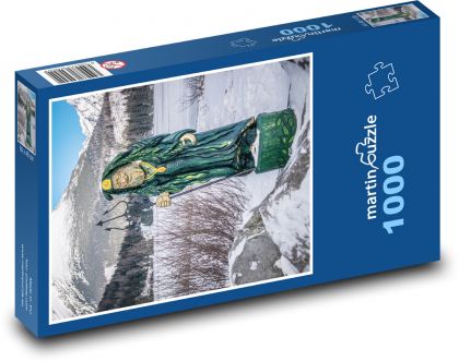 Rzeźba - Neptun - Puzzle 1000 elementów, rozmiar 60x46 cm