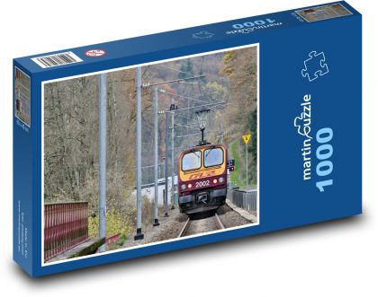 Railway - Train - Puzzle 1000 pieces, size 60x46 cm 