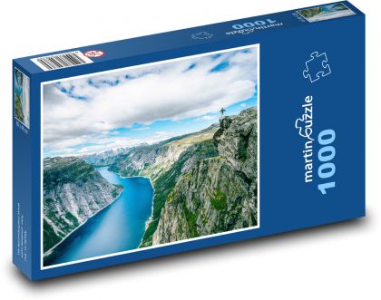 Nórsko - rieka - Puzzle 1000 dielikov, rozmer 60x46 cm