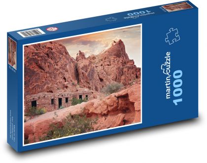 Červené skály - Las Vegas - puzzle 1000 dílků