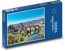 Středověký most Puzzle 1000 dílků - 60 x 46 cm